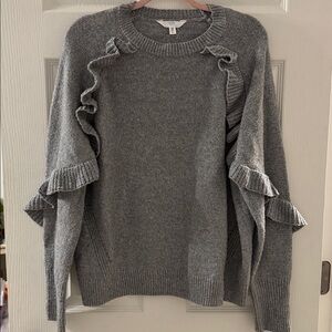 Time And Tru Ruffle Silver Shimmer